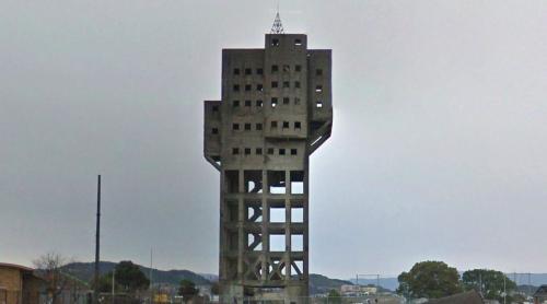 Winding Tower of the Shime coal mine (Shime, Japan)